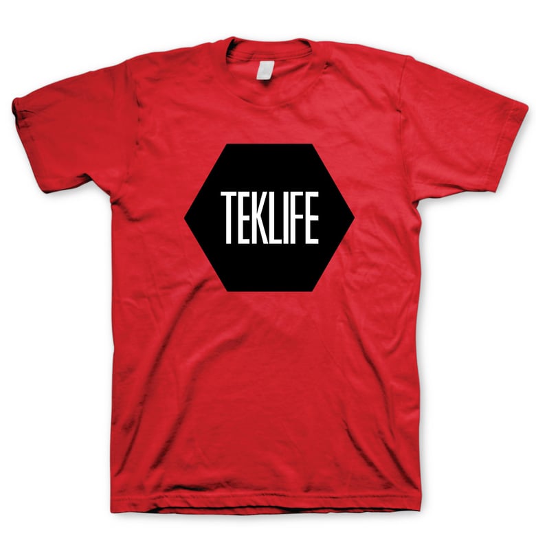 Image of Red American Apparel Teklife Shirt