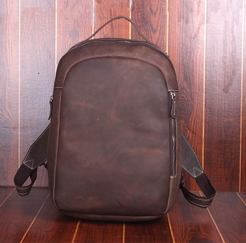 Leather school bag discount boy