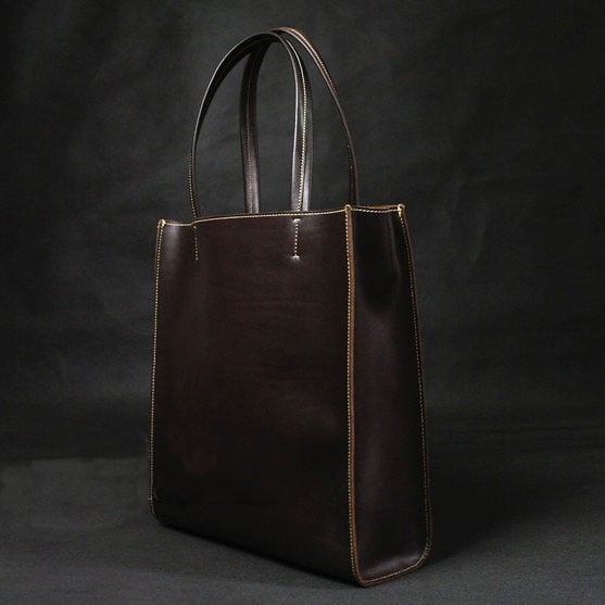 mens leather tote bag