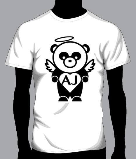 Image of Panda Angel T-shirt (White)