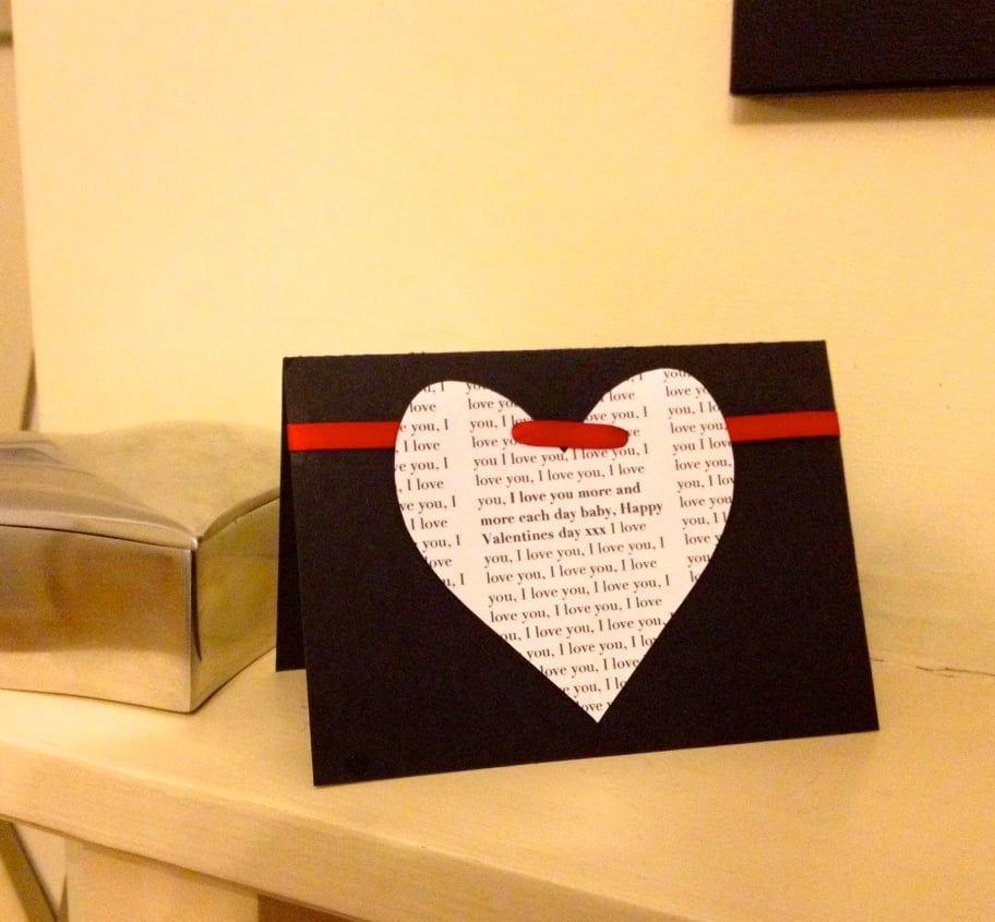 Image of Personalised Heart any Occasion card