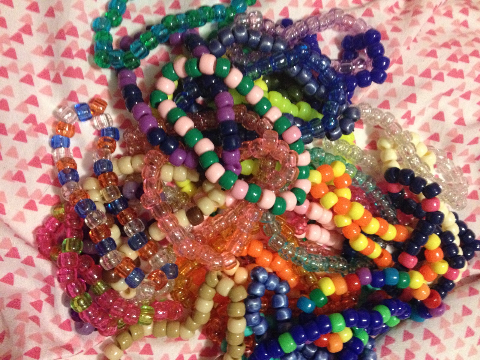 Pony Bead Bracelet / Handwritten Inspiration