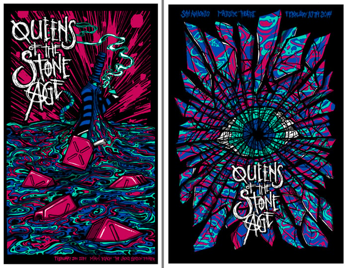 Image of QOTSA • '14 Screen Prints