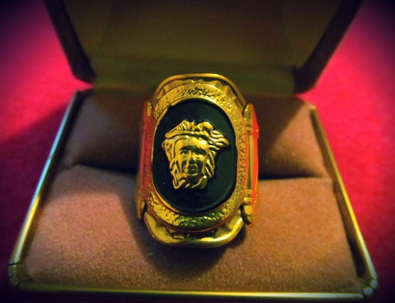 Image of Vintage Versace Medusa Ring