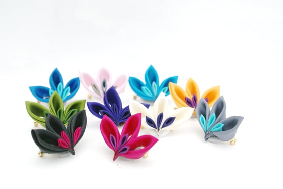 Image of Cluster Brooches - choose colour