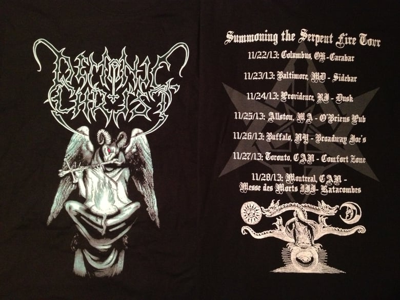 Image of Summoning the Serpent Fire Tour Shirt