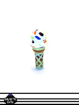 Image of Chad G Vanilla Ice Cream Cone Pendant With Extra Sprinkles