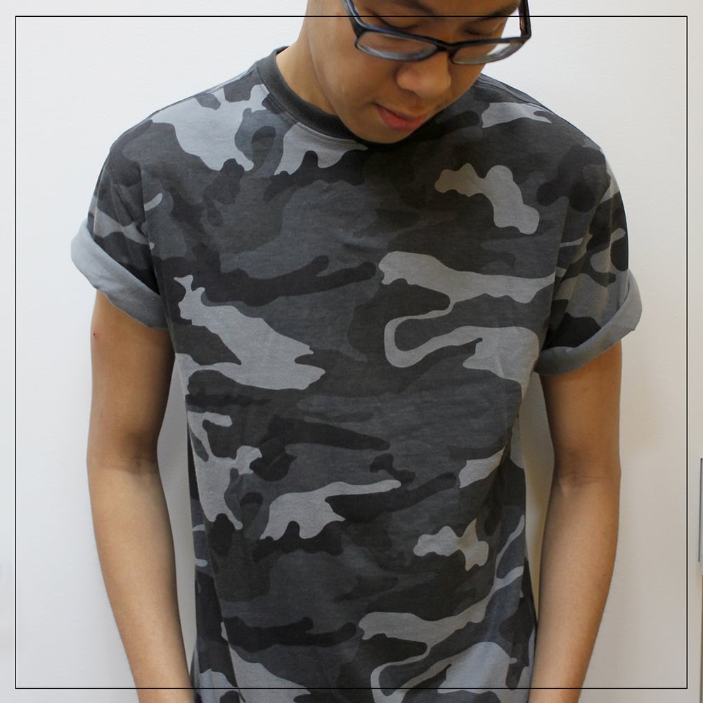 Image of Camo Crew Neck Shirt