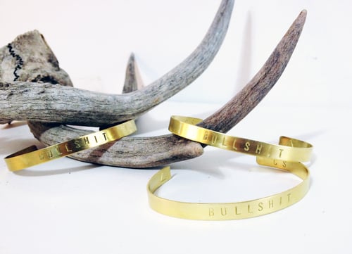 Image of BULLSHIT CUFF BRACELET