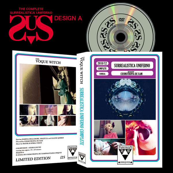 Image of HARDBOX DESIGN A The Complete Surrealistica Uniferno DVD