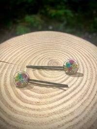 Image 1 of Floral Confetti Hair Pins