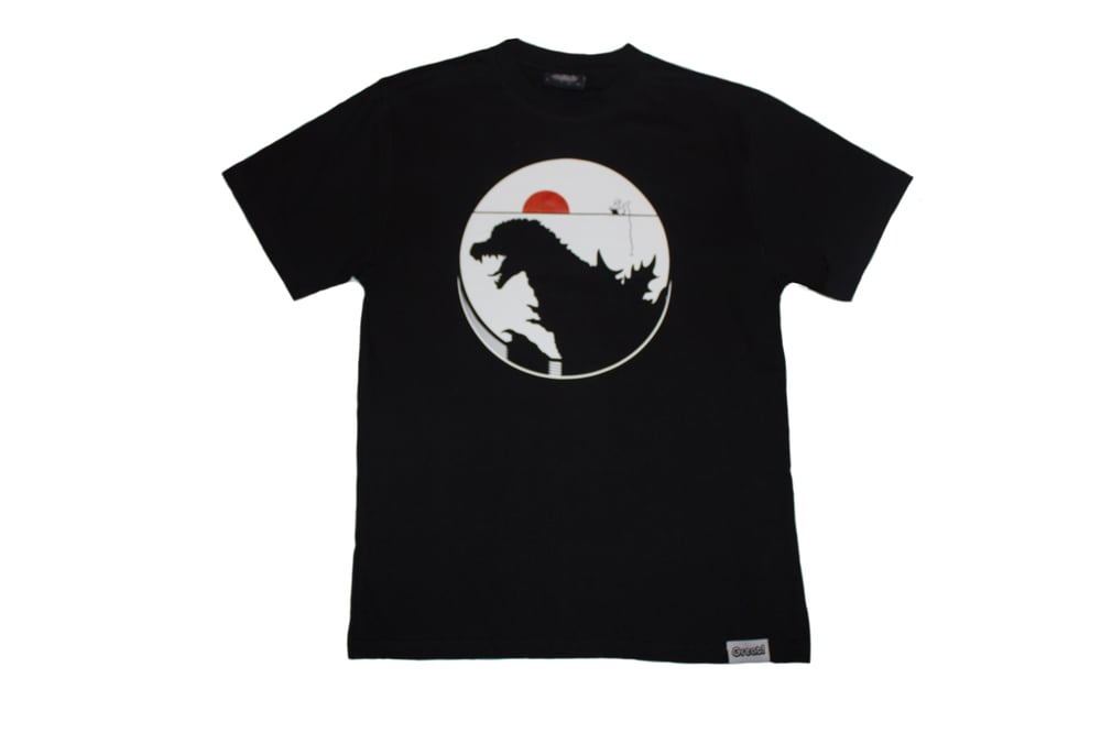 Image of Zilla Tee (Wht/Red)