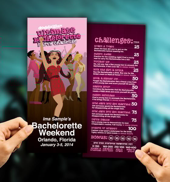 Image of Ultimate Bachelorette Party Challenge - BRIDE