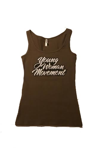 Image of Young Woman Movement Tank Top (Army Green)