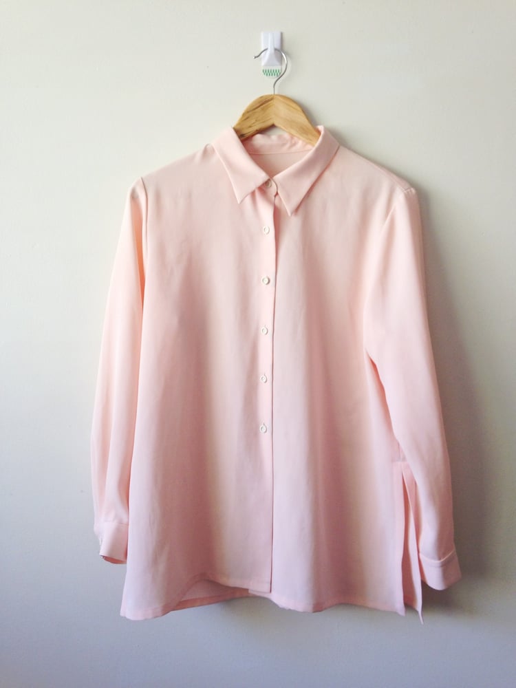 Image of Pink buttoned up