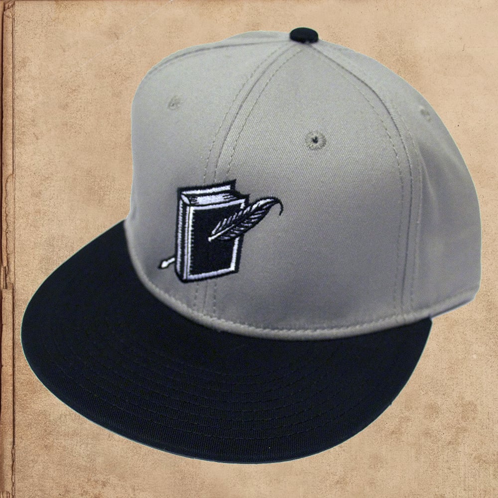 Image of Miles to go Logo Snapback -  Grey/Black- limited to 6