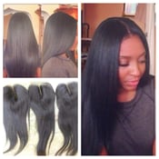 Image of Straight Hair Lace Closure 4×4 Middle Part