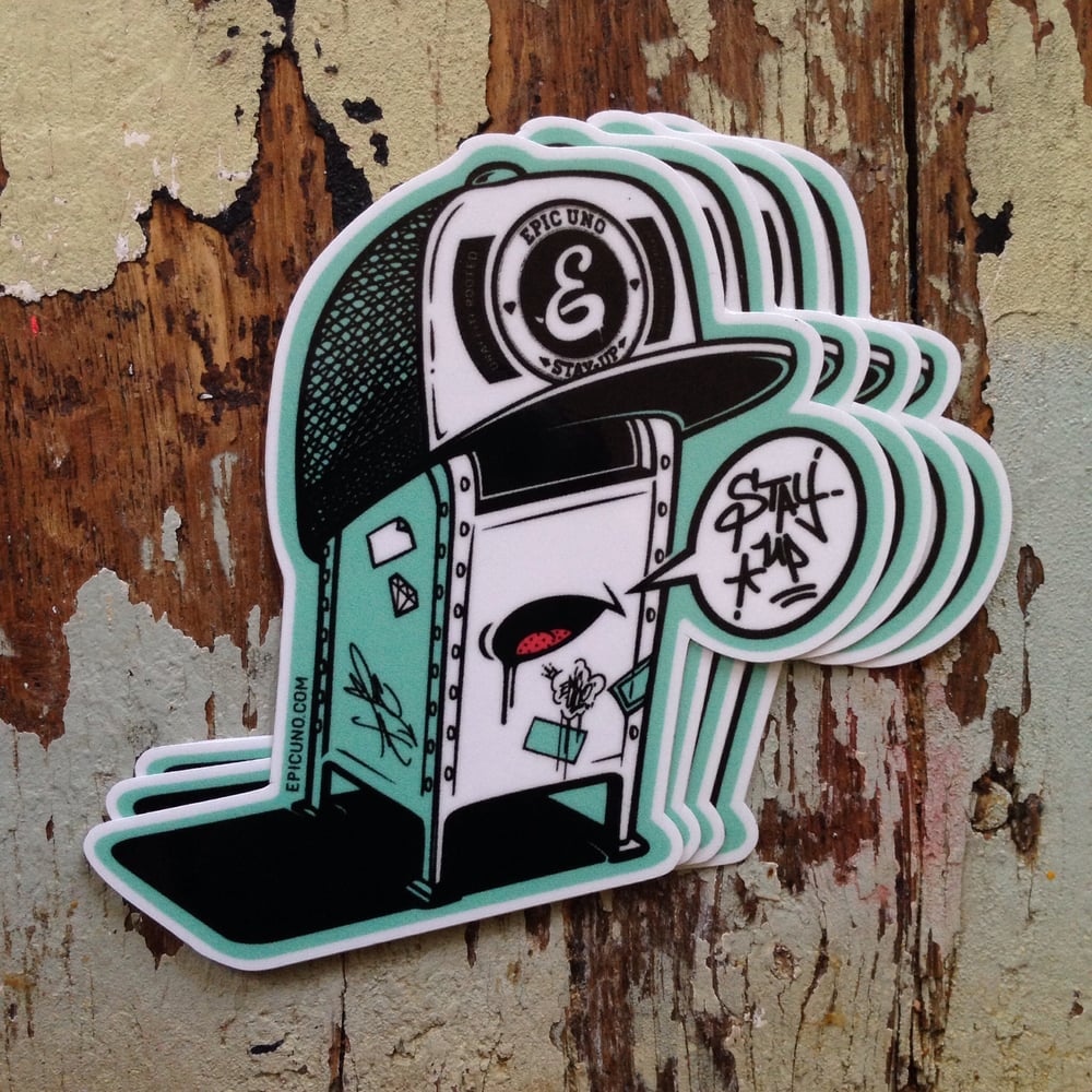 Image of Stay Up sticker pack
