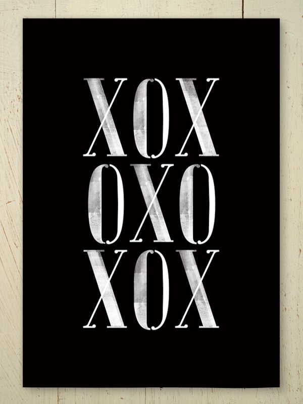 Image of XOX art print