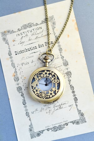 Image of Sautoir-Montre Alice aux pays des merveilles