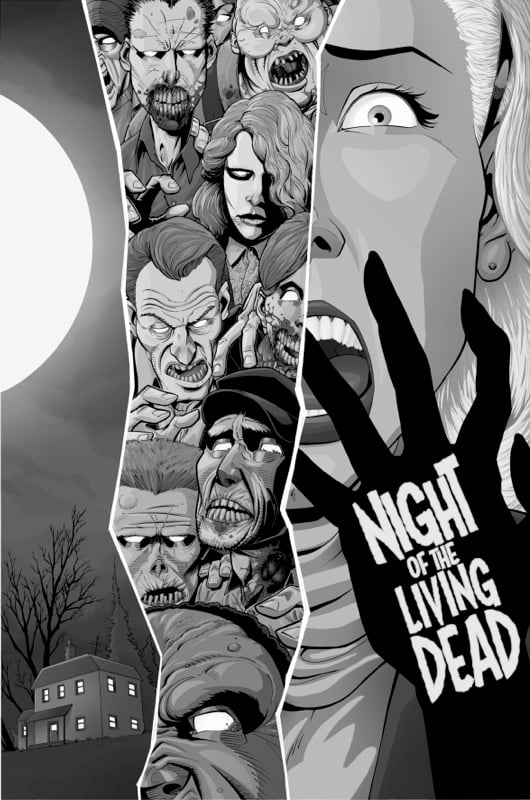 Image of Night Of The Living Dead (B&W) by J-Wright