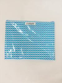 Image 1 of Pochette à maillots vagues bleu clair