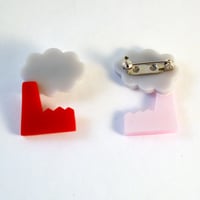 Image 3 of Little Factory Brooch