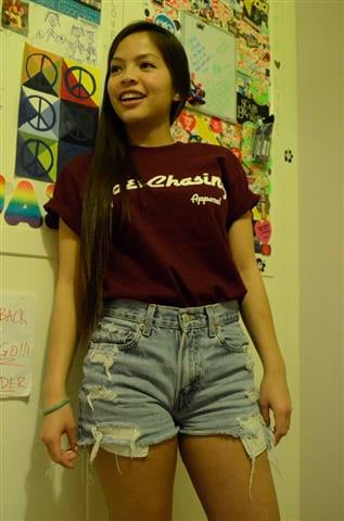 Image of Up&Chasing T-Shirt (Burgundy)