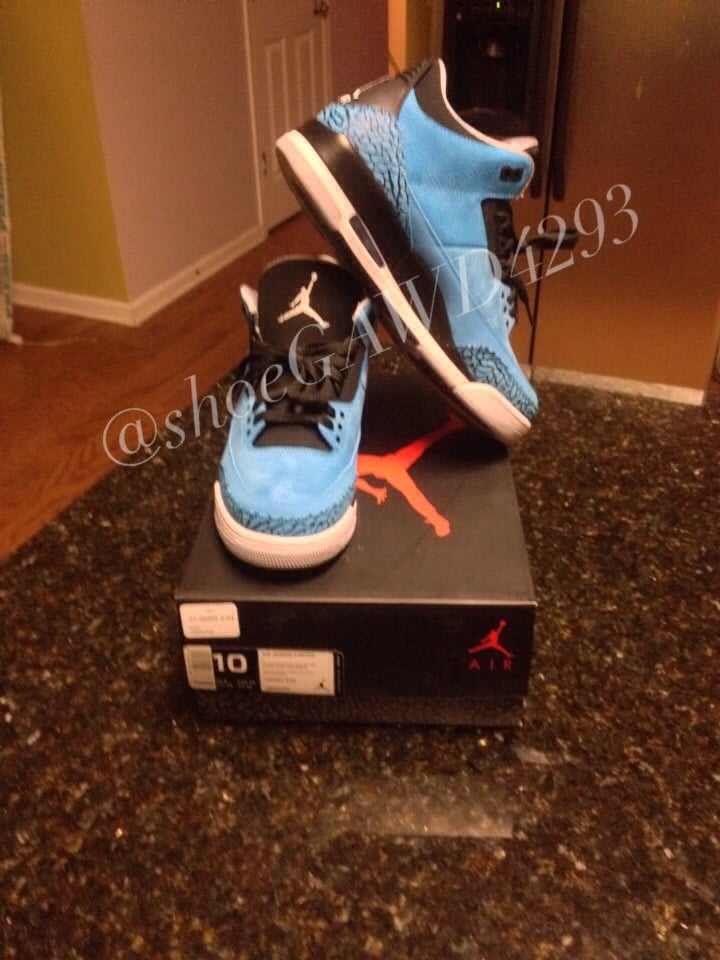 Image of Air Jordan Retro 3 'Powder Blue'