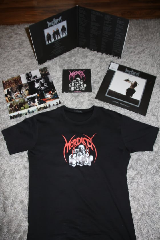 Image of PRE-ORDER: Mordicus - Dances from Left PREMIUM PACK LP + 7"EP + T-Shirt!