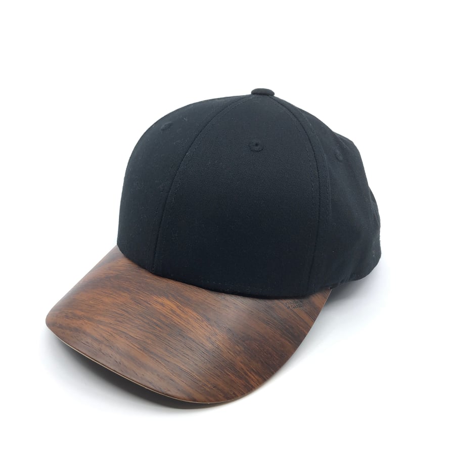 Image of Casquette Noire Palissandre