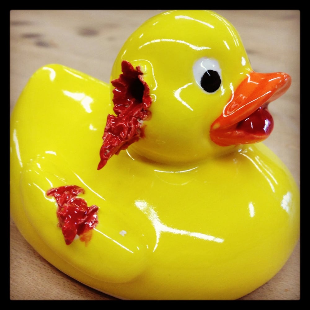 Image of Gunshot Wound Ducky