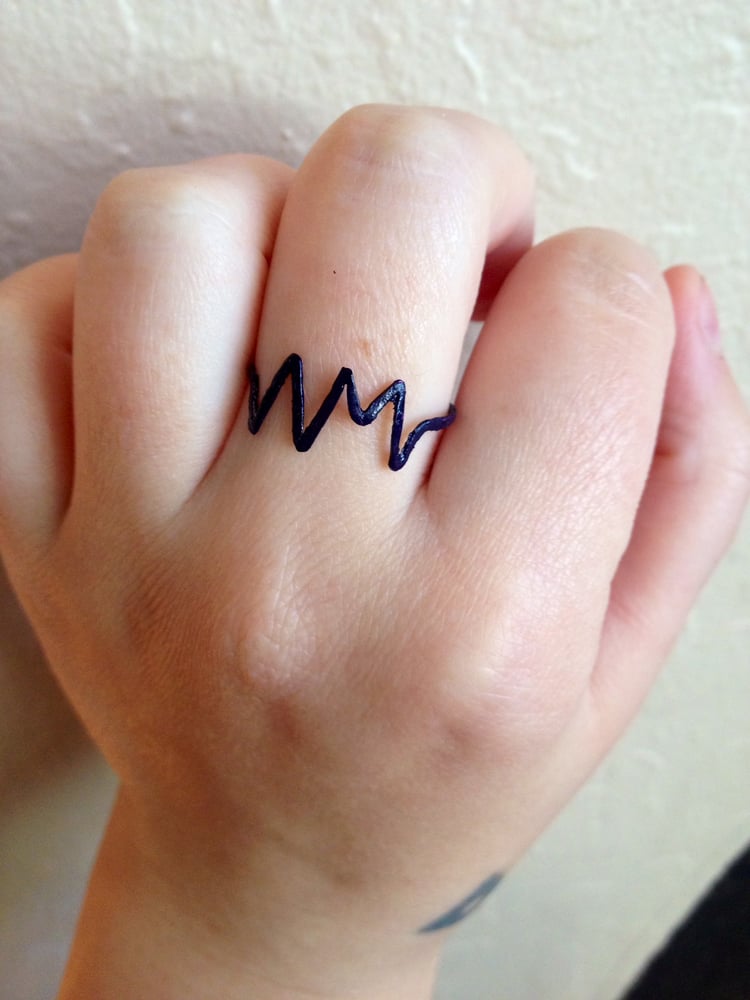 Image of Arctic Monkeys inspired ring