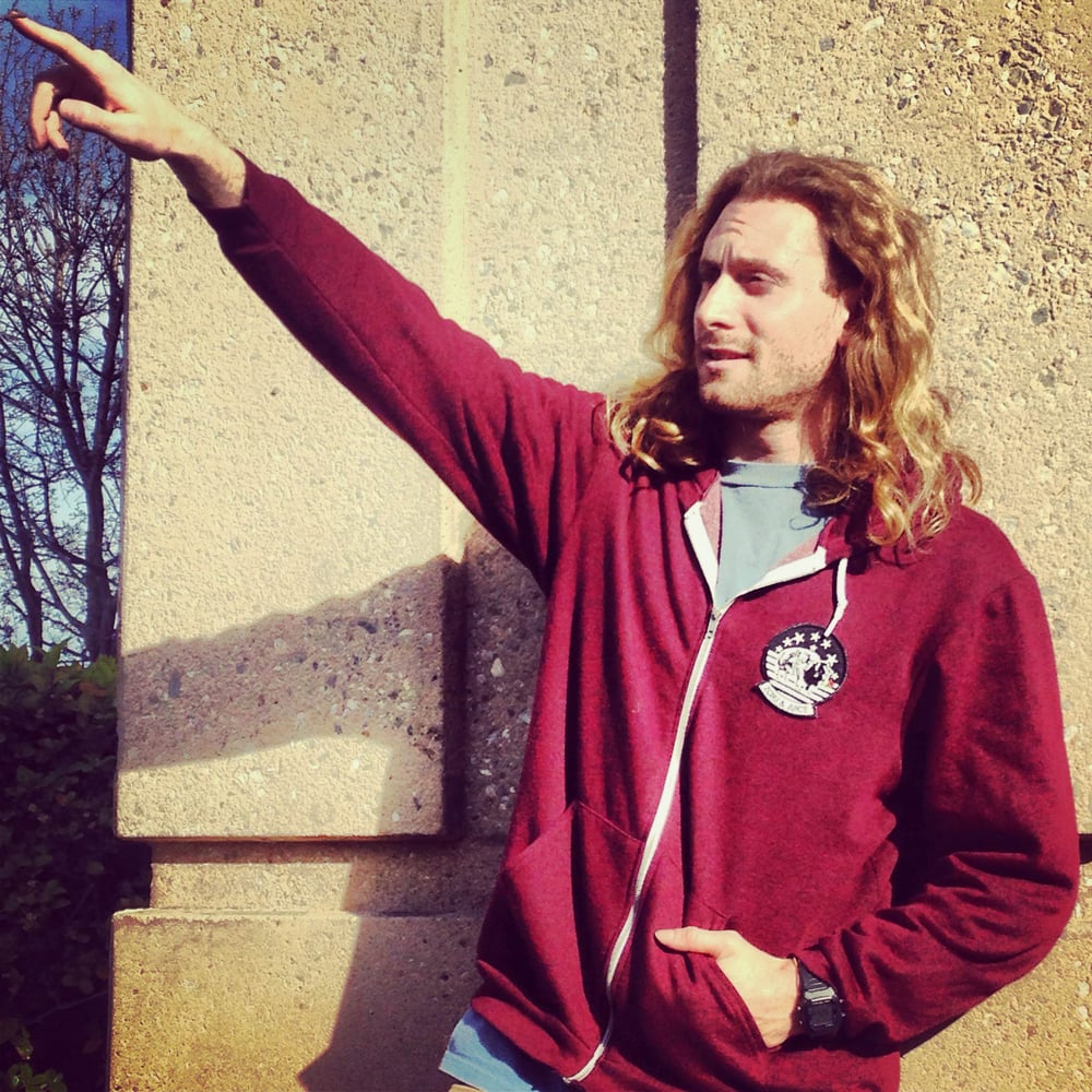 Image of "Kiss from a Rose" More Comfy Than Cashmere Hoodie (RON BURGUNDY CRANBERRY RED)