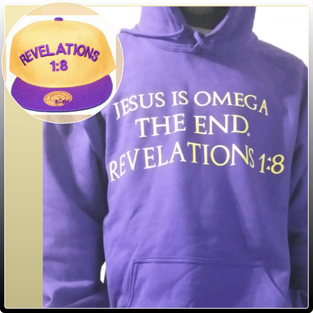 Image of JESUS IS OMEGA HOODIE