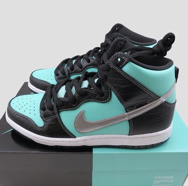 Image of Nike SB Diamond Premium High Dunk - Tiffany 