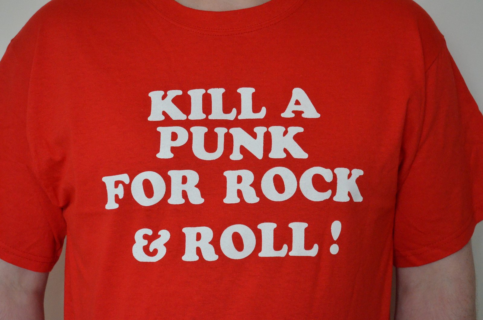 KILL A PUNK FOR ROCK AND ROLL T-SHIRT | FROM PRINTERS UNKNOWN