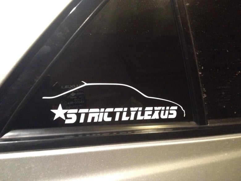 Image of Strictly Lexus Decal