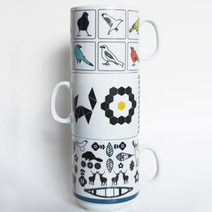 Image of Ceramic Nesting Mugs [3 designs]