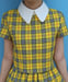 Image of Yellow Tartan Clueless Short Sleeved Top