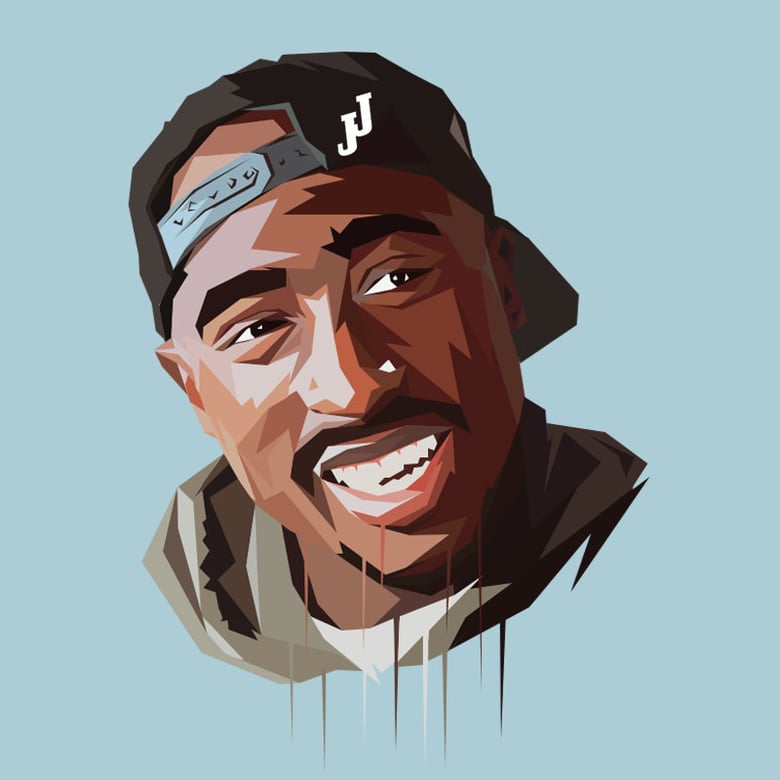 Image of Tupac Canvas