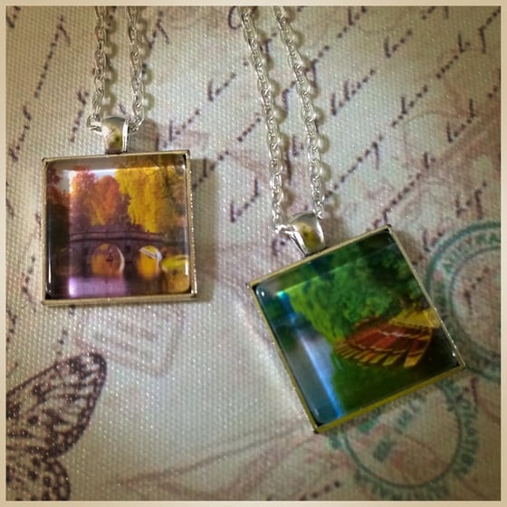 Image of Personalised Cabochon Necklace