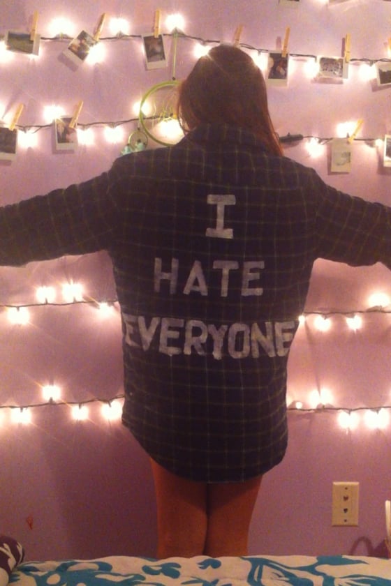 Image of I Hate Everyone Plaid Shirts