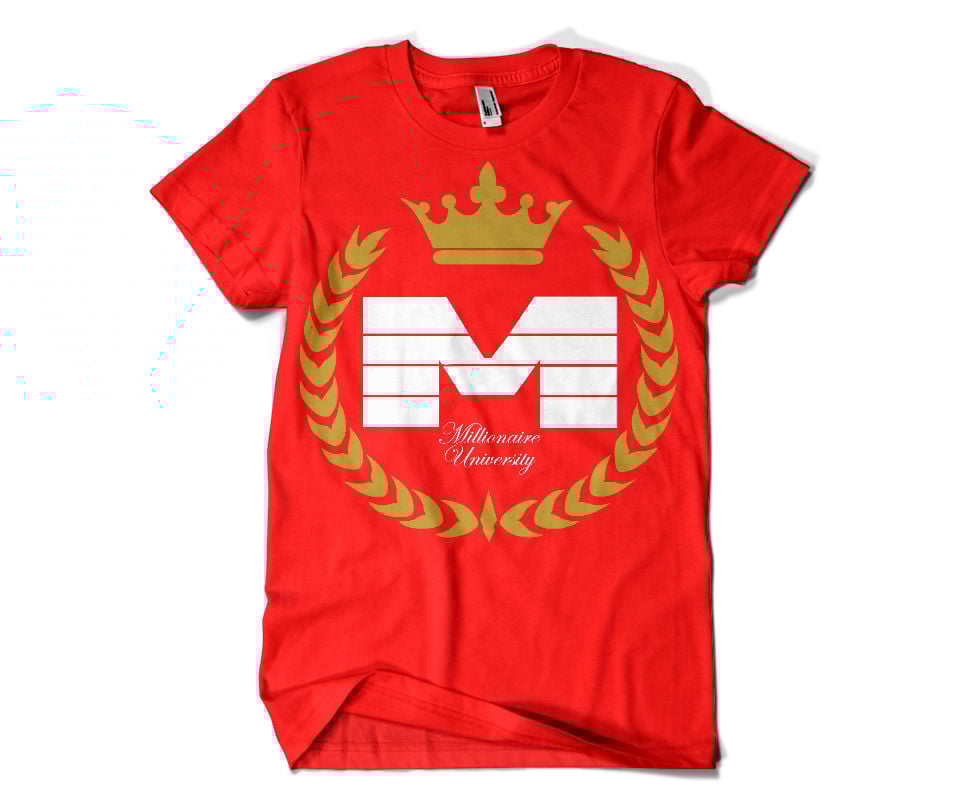Image of Millionaire University Red Tee