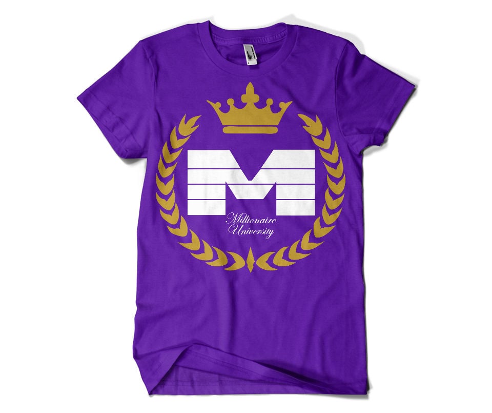 Image of Millionaire University Purple Tee