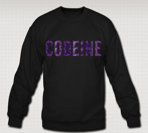 Image of Codeine & Lean Crewneck without chinese