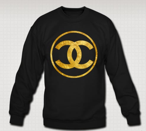 Image of Chanel Crewneck - gold