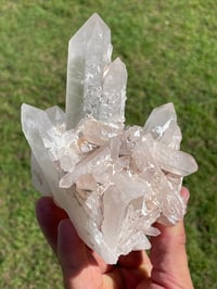Image 7 of Quartz Crystal Points Cluster With Rainbows #1493