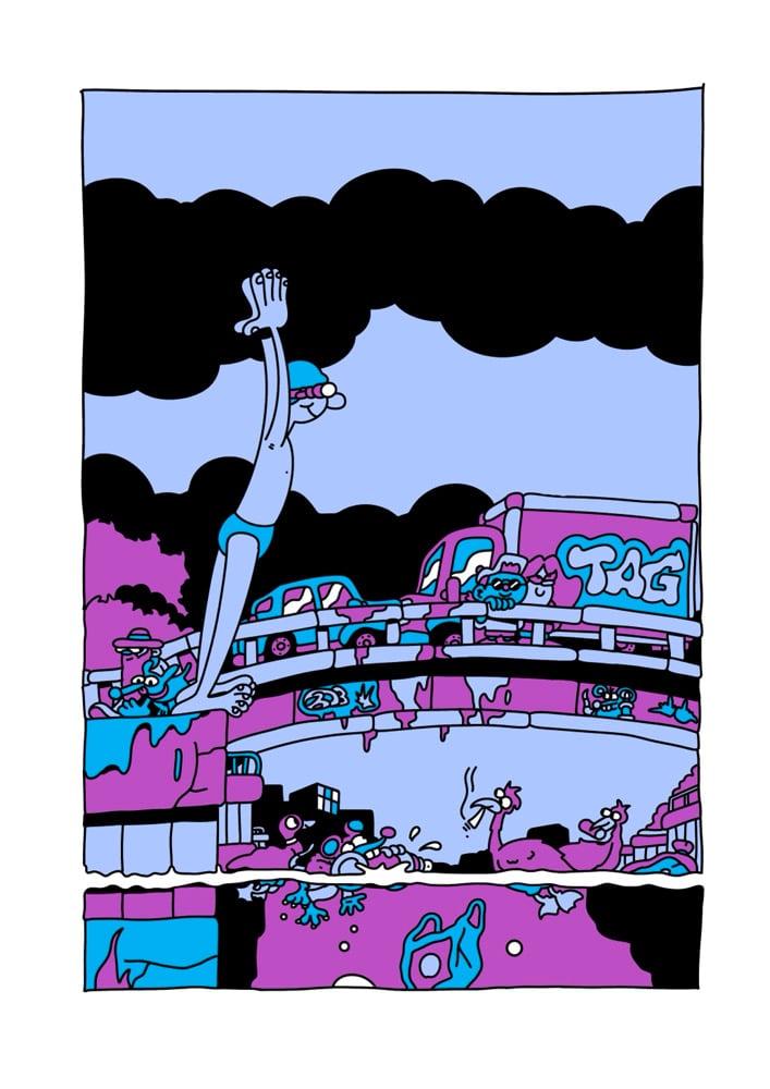 Image of Plongeur de la deule reedit