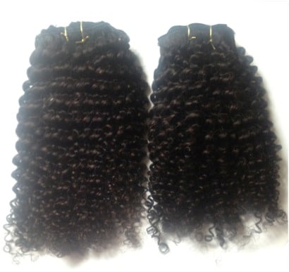 Image of Two Bundles of 16" Natural Curl Clip Ins